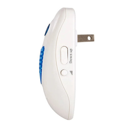 Timbre inalámbrico Steren de 38 tonos 50m de alcance 2 campanas blanco