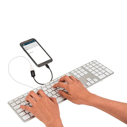 Cable adapatador de 10cm OTG Steren para celulares Android