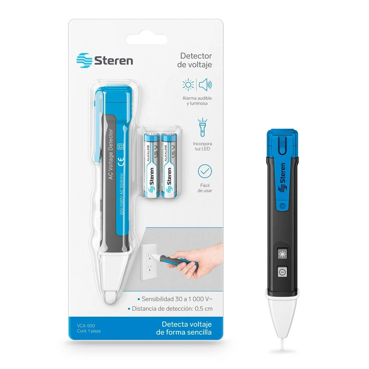 Probador de voltaje tipo pluma Steren