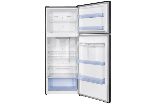Refrigerador TCL negro de 15 pies con dispensador de agua