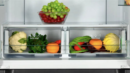 Refrigerador moderno TCL de 18 pies con puerta francesa tfr18si