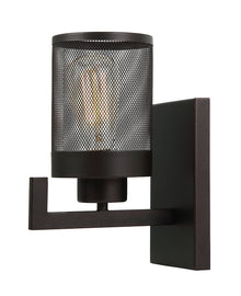 Luminaria de pared Malaga Tecnohome negro una luz
