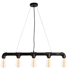 Lampara colgante Industrik Tecnohome negro