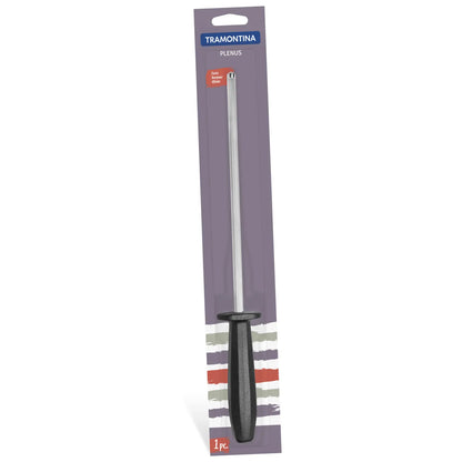 Afilador estriado Tramontina Plenus negro de 8"