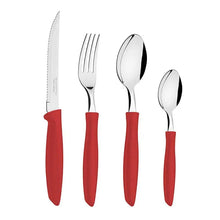 Juego de cubiertos Tramontina Plenus rojo 16 piezas