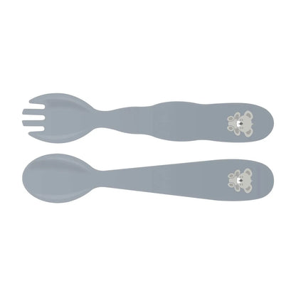 Juego de cubiertos infantil Tramontina Le Petit gris 2 piezas