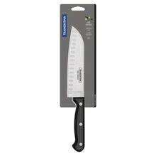 Cuchillo Santoku Tramontina Ultracorte negro de 7"
