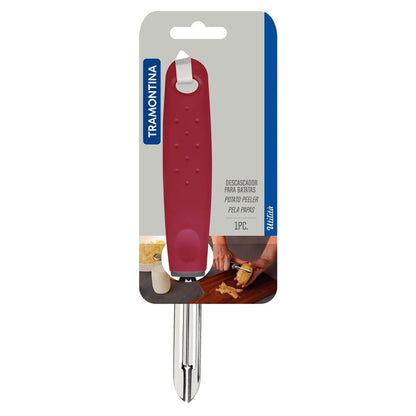 Pelador de papas rojo Utilitá Tramontina