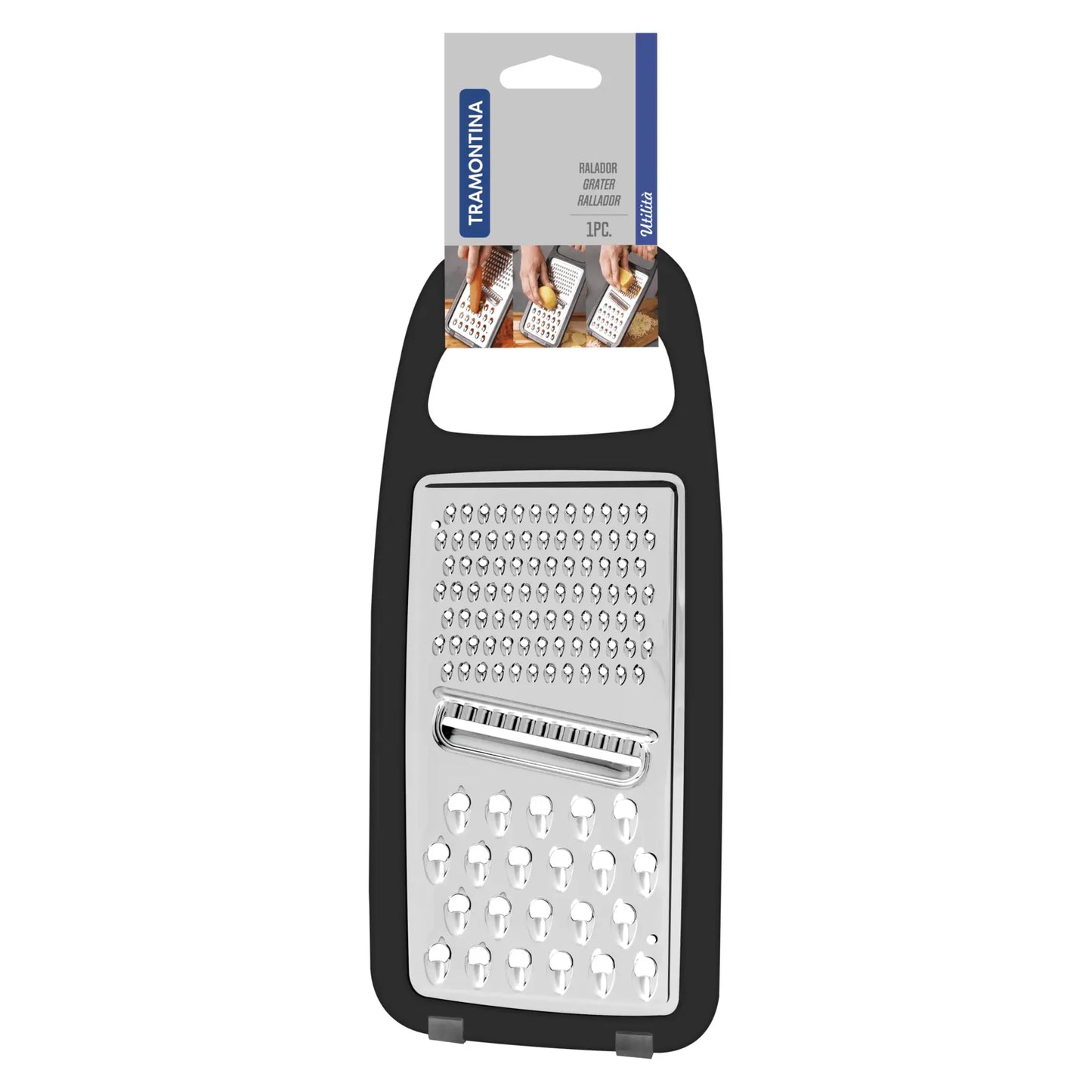 Rallador de comida Utilitá Tramontina de acero inoxidable
