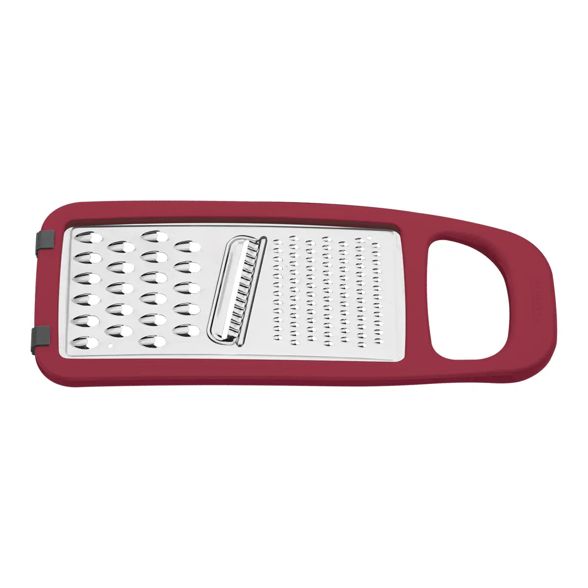 Rallador Tramontina Utilitá rojo de acero inoxidable y goma