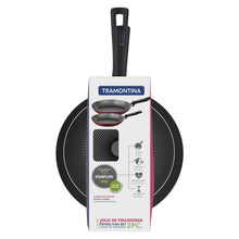 Juego de sartenes Tramontina Loreto rojo antiadherente Starflon Max 2 piezas