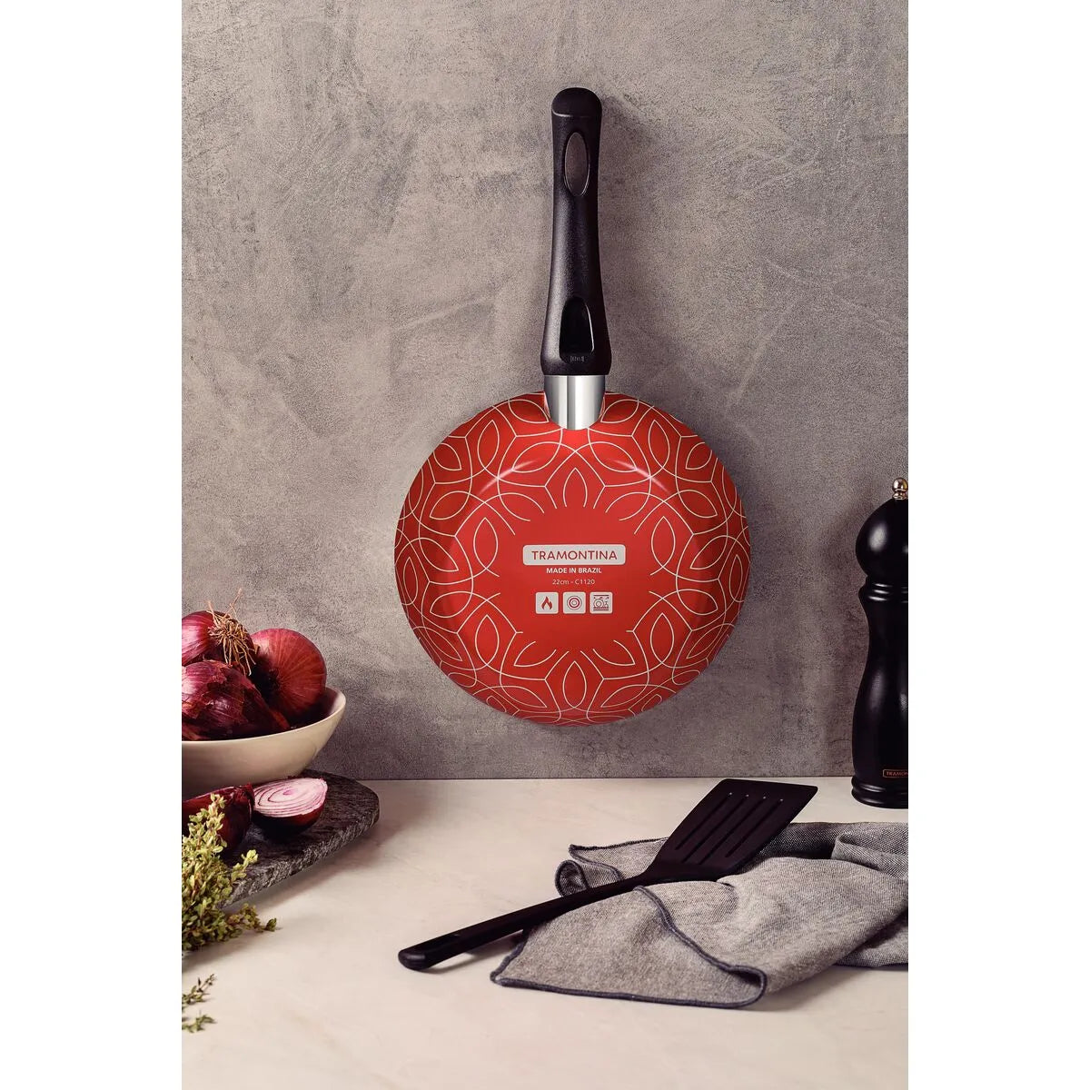 Sartén París Tramontina de 22cm con espátula