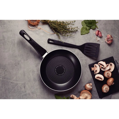 Sartén Paris+ starflon excellent negro con espátula de 28 cm Tramontina