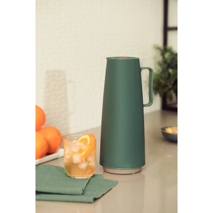 Jarra térmica Tramontina Exata verde con ampolla de vidrio de 1L