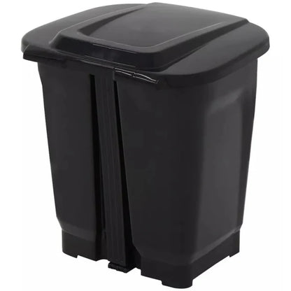 Basurero T-Force Tramontina polipropileno negro de 15L