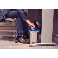 Basurero con pedal acero inoxidable Tramontina de 5L