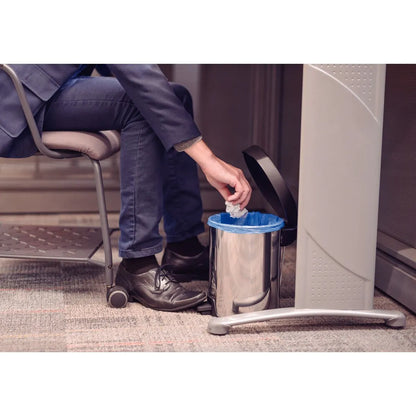 Basurero con pedal acero inoxidable Tramontina de 5L