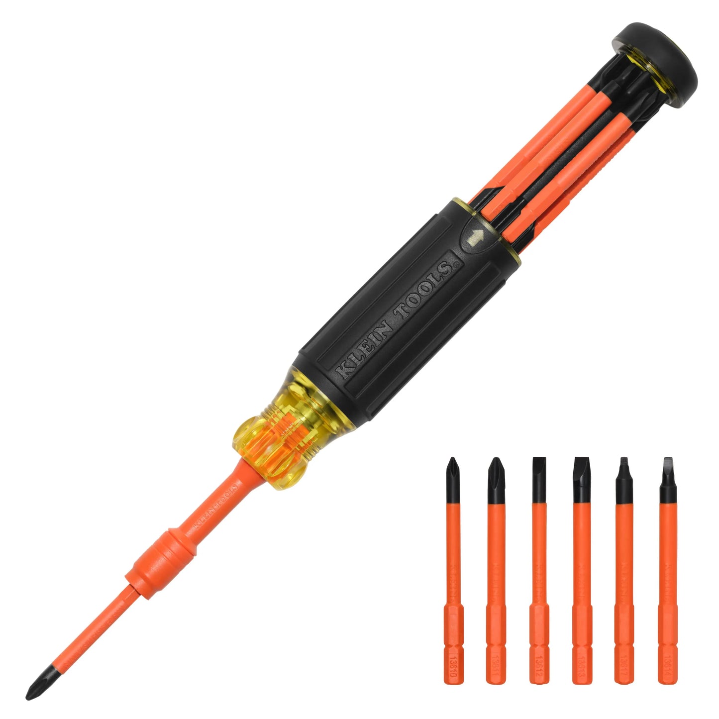 Destornillador autoblocante aislado 6 en 1 Klein Tools