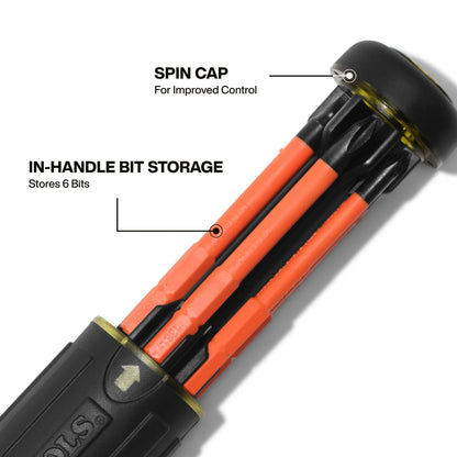 Destornillador autoblocante aislado 6 en 1 Klein Tools