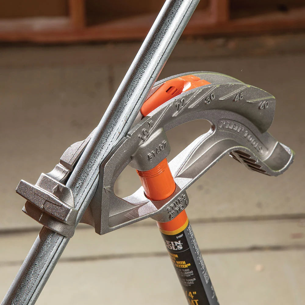 Dobla tubo conduit de aluminio para EMT de 1/2'' con angle sette Klein Tools