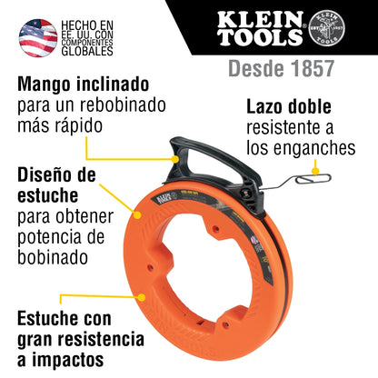Guías jalacables de acero Klein Tools de 15.2 m