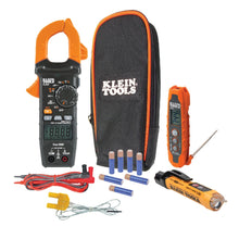 Kit de prueba eléctrica de HVAC Klein Tools CL320KIT