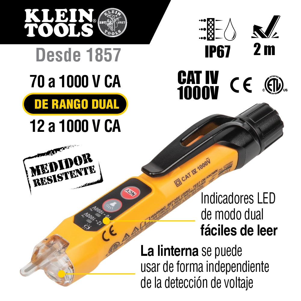 Kit de prueba eléctrica de HVAC Klein Tools CL320KIT