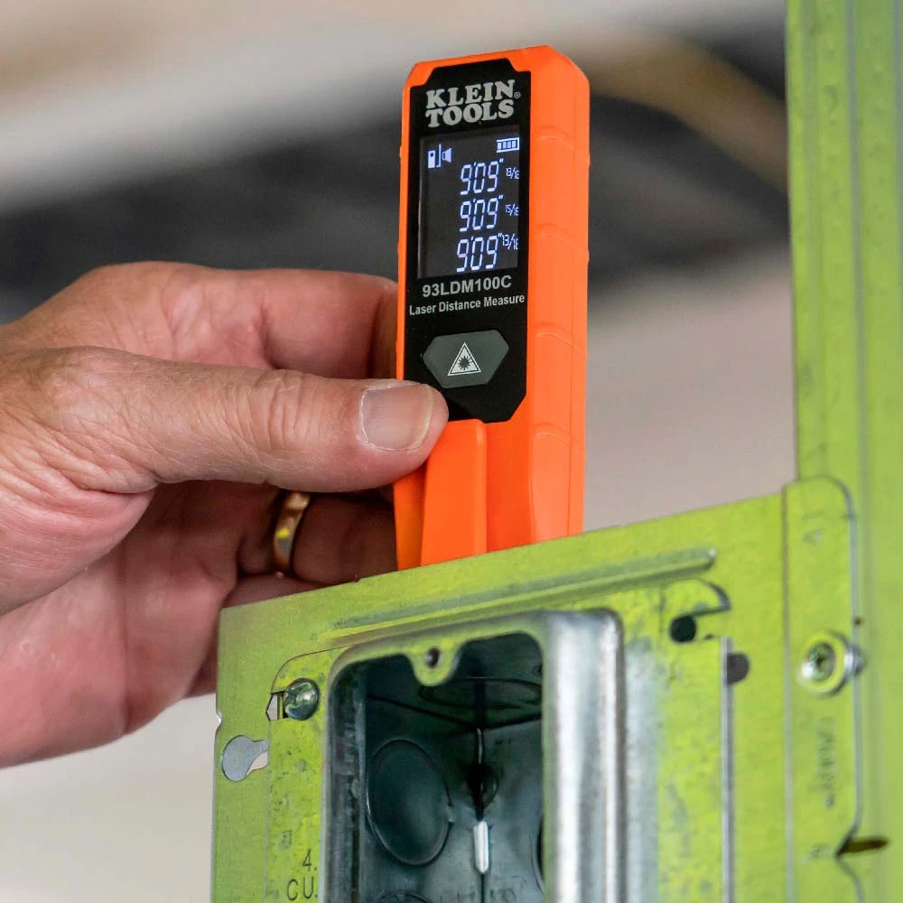 Medidor compacto de distancia láser Klein Tools de 5.1 cm a 30.5 m