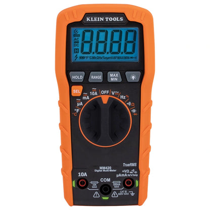 Multímetro digital de rango automático de 600V Klein Tools