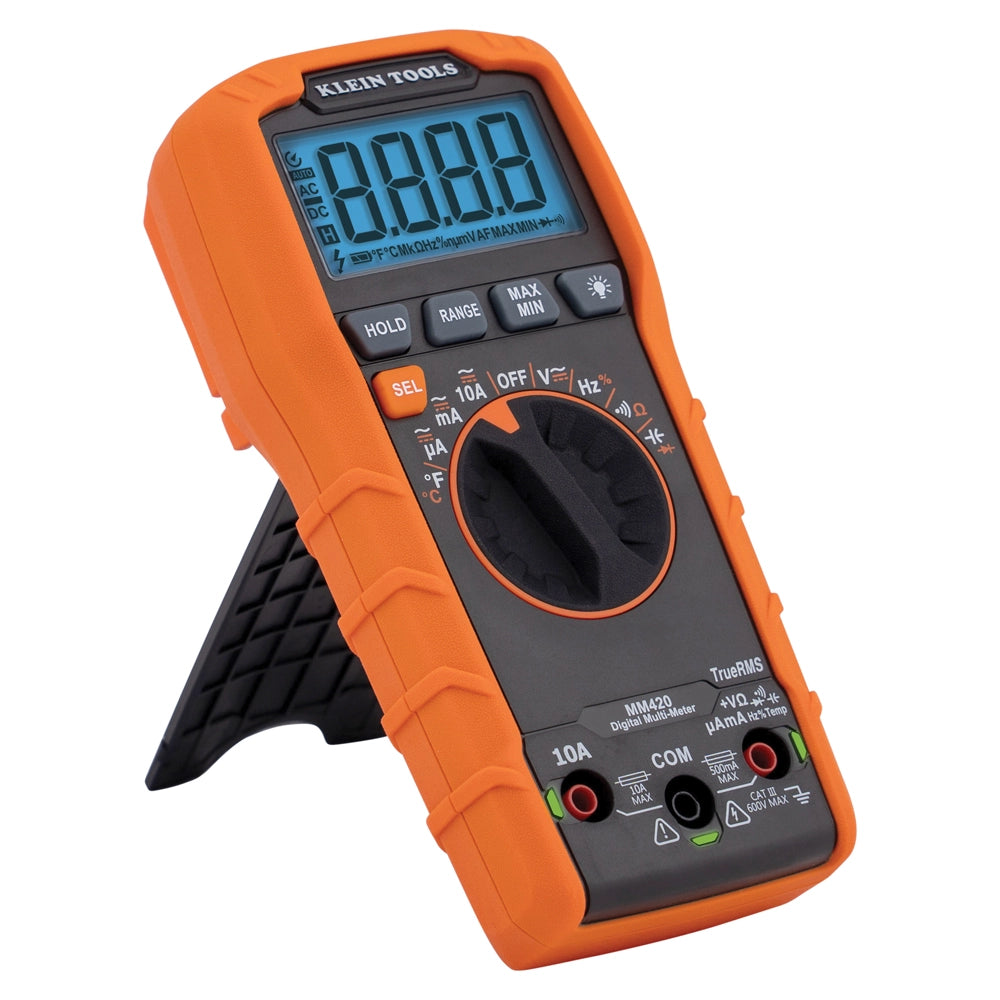 Multímetro digital de rango automático de 600V Klein Tools