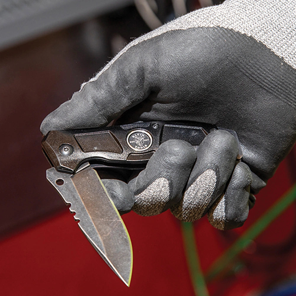 Navaja de bolsillo para electricista con apertura asistida Klein Tools