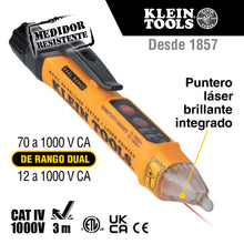 Kit de prueba eléctrica Klein Tools NCVT de rango dual y probador de receptáculo GFCI