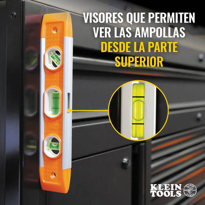 Nivel de torpedo magnético Klein Tools de 9"