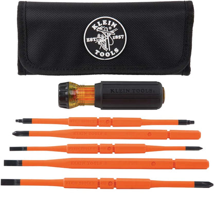 Desarmador 8 en 1 con aislamiento y estuche Klein Tools