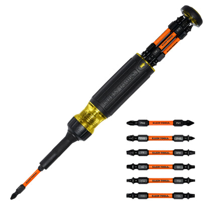 Destornillador de impacto con trinquete 13 en 1 Klein Tools