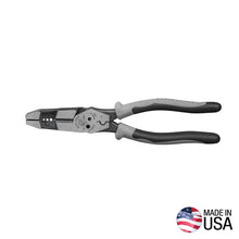 Pinzas híbridas con ponchadora y pelacables Klein Tools J215-8CR