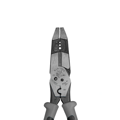 Pinzas híbridas con ponchadora y pelacables Klein Tools J215-8CR
