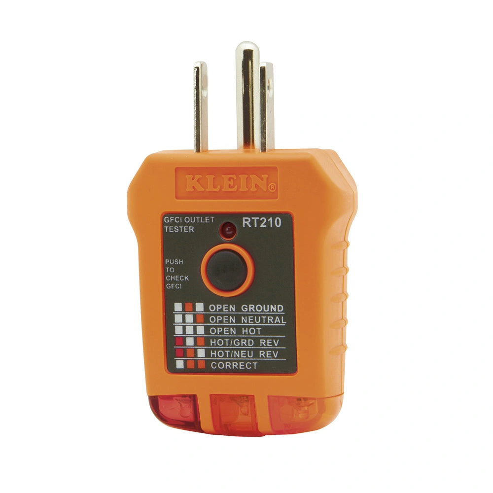 Probador de tomacorrientes GFCI Klein Tools