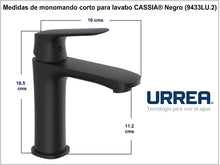 Load image into Gallery viewer, Monomando corto para lavabo Cassia Urrea
