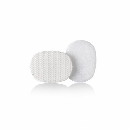 Velcro Sujetadores óvalo con adhesivo de alta resistencia blanco 2.5 x 1.9 cm 6 piezas