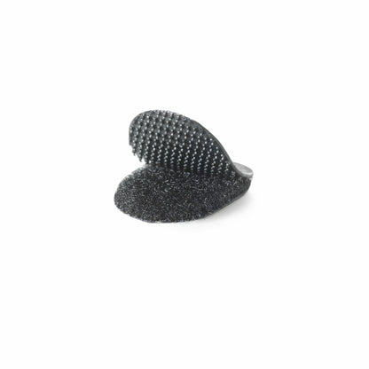 Velcro Sujetadores de bajo perfil con adhesivo de alta resistencia negro 2.5 x 1.9 cm 6 piezas