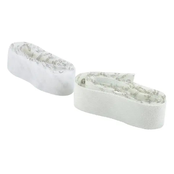 Sujetador en cinta Velcro blanco 90 x 2.5 cm