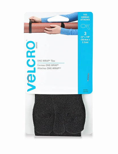 Velcro cinta One Wrap negro 3 piezas 58 cm x 2.2 cm