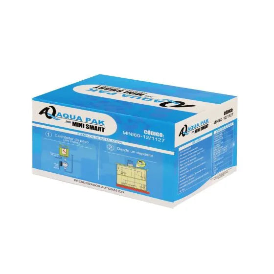 Bomba de presión Mini Smart AquaPak de 1/3Hp 127V