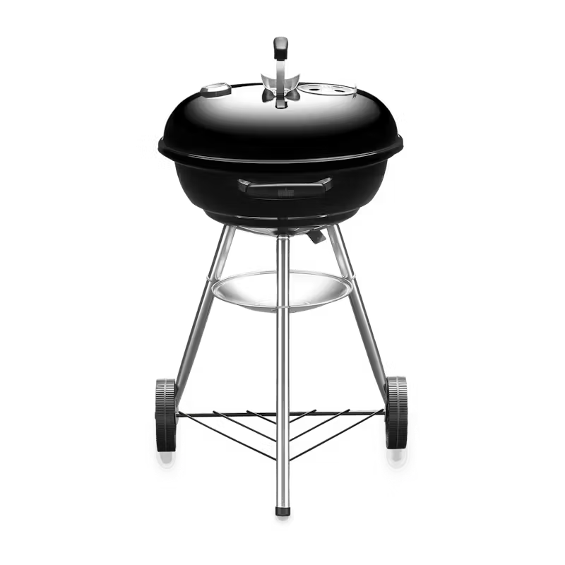 Asador de carbón Compact Kettle Weber de 18" negro