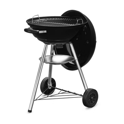 Asador de carbón Compact Kettle Weber de 18" negro