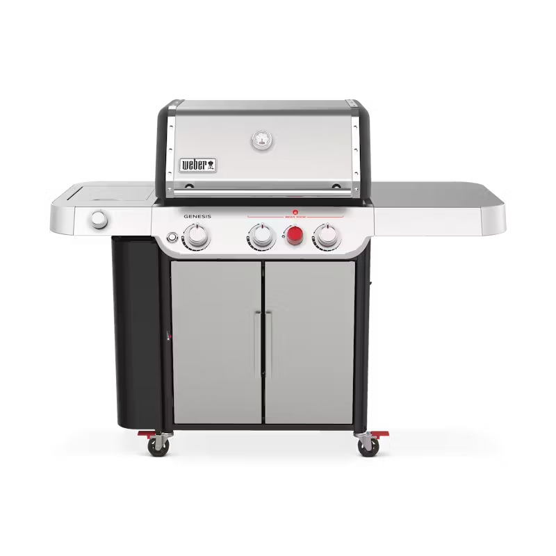 Asador de gas Weber Genesis S-335 acero inoxidable