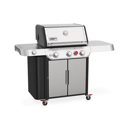 Asador de gas Weber Genesis S-335 acero inoxidable