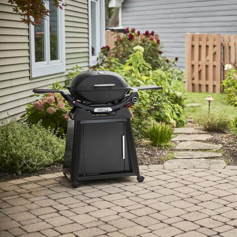 Asador de gas Weber Q 2800N+ negro con carrito
