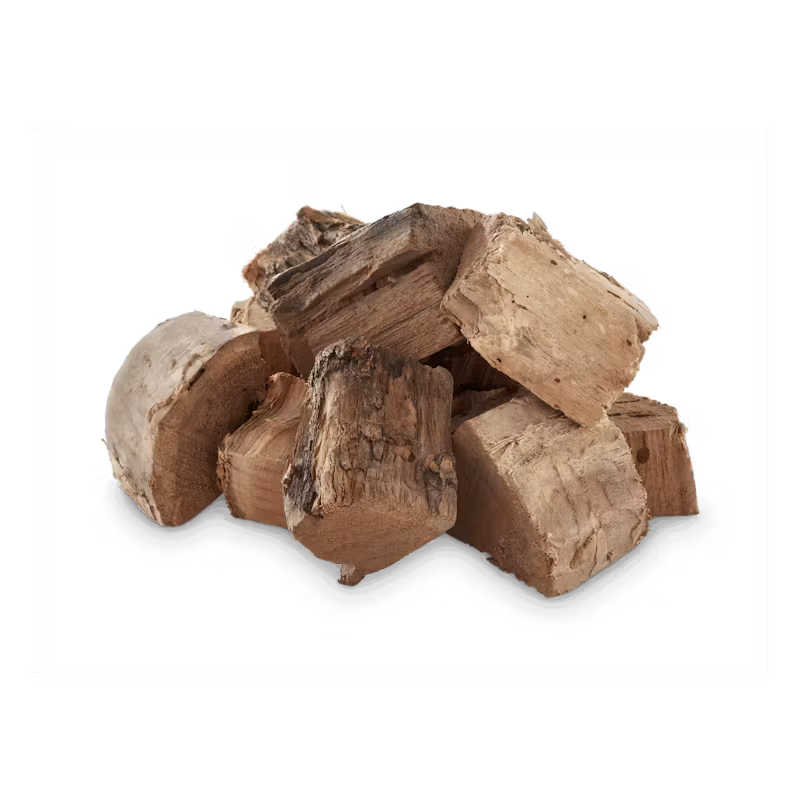 Trozos de madera de mezquite para ahumar Weber
